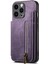 IPhone 15 Için Kılıf Pro Max Vintage Fermuar Cüzdan Standı Fonksiyonu Katlanabilir (Yurt Dışından) 4