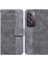 Oppo Oppo 12 Pro 5g Için Flip Case Premium Pu Deri Geometrik Kabartmalı (Yurt Dışından) 1