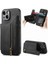 IPhone 15 Için Kılıf Artı Standı Fonksiyonu Vintage Fermuar Cüzdan Katlanabilir Geri (Yurt Dışından) 1