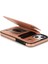 IPhone 15 Için Kart Tutucu Kılıf ile Cüzdan Artı Çift Düğmeler Flip Çiçek (Yurt Dışından) 5