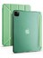 Apple iPad Pro 12.9 2022 M2 Uyumlu Kılıf Zore Tri Folding Kalem Bölmeli Standlı Kılıf, Açık Yeşil 1