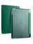 Apple iPad 9.7 2017 (5.nesil) Uyumlu Kılıf Zore Tri Folding Kalem Bölmeli Standlı Kılıf, Koyu Yeşil 1