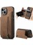 IPhone 15 Için Kılıf Artı Standı Fonksiyonu Vintage Fermuar Cüzdan Katlanabilir Geri (Yurt Dışından) 1