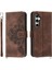 Samsung Galaxy S24 Fe Çoklu Kredi Kartı Yuvaları Için Flip Case Kabartmalı (Yurt Dışından) 1