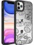 Apple iPhone 11 Pro Uyumlu Kılıf Aynalı Desenli Kamera Korumalı Parlak Zore Mirror Kapak, Seyahat 1