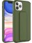 Apple iPhone 11 Pro Max Uyumlu Kılıf Zore Qstand Kapak, Koyu Yeşil 1