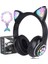 LED Işıklı Bluetooth Cat Ears Kablosuz Kulaklık (Yurt Dışından) 4