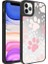 Apple iPhone 11 Pro Uyumlu Kılıf Aynalı Desenli Kamera Korumalı Parlak Zore Mirror Kapak, Pati 1