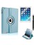 Apple iPad Mini 2-3 Uyumlu Zore Dönebilen Standlı Kılıf, Mavi 1