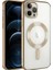 Apple iPhone 11 Pro Uyumlu Kılıf Kamera Korumalı Magsafe Wireless Şarj Özellikli Zore Demre Kapak, Gold 1