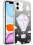 Apple iPhone 11 Uyumlu Kılıf Desenli Silver Sert Kapak, Balon 1