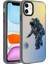 Apple iPhone 11 Uyumlu Kılıf Desenli Dragon Sert Kapak, Astronot 1