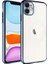 Apple iPhone 11 Uyumlu Kılıf Sert Pc Renkli Çerçeveli Riksos Kapak, Mavi 1