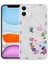 Apple iPhone 11 Uyumlu Kılıf Desenli Sert Silikon Mumila Kapak, White Cat 1