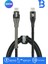BA-02 Type-C Type-C Standlı Koruyuculu Örgülü Hızlı Şarj Data Kablosu 100W 1.2m 1