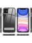 Apple iPhone 11 Uyumlu Kılıf Standlı Şeffaf Silikon Zore L-Stand Kapak 2