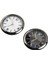 Blacka 1 Adet Mini Araba Çubuk Saat 4x4 cm Siyah Gümüş Aydınlık Gösterge Paneli Havalandırma Menfezi Zaman Saati Kuvars Analog Saat Ölçer Araba Ev Ofis Için (Yurt Dışından) 2