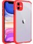 Apple iPhone 11 Uyumlu Kılıf Zore Kaff Kapak, Kırmızı 1