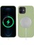 Apple iPhone 12 Mini Uyumlu Kılıf Zore Silksafe Wireless Kapak, Açık Yeşil 1
