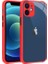 Apple iPhone 12 Mini Uyumlu Kılıf Zore Kaff Kapak, Kırmızı 1
