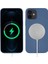 Apple iPhone 12 Mini Uyumlu Kılıf Zore Silksafe Wireless Kapak, Mavi 1