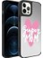 Apple iPhone 12 Pro Max Uyumlu Kılıf Aynalı Desenli Kamera Korumalı Parlak Zore Mirror Kapak, Süper Anne 1
