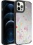 Apple iPhone 12 Pro Max Uyumlu Kılıf Aynalı Desenli Kamera Korumalı Parlak Zore Mirror Kapak, Dallar 1