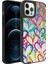 Apple iPhone 12 Pro Max Uyumlu Kılıf Aynalı Desenli Kamera Korumalı Parlak Zore Mirror Kapak, Kalp 1