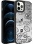 Apple iPhone 12 Pro Max Uyumlu Kılıf Aynalı Desenli Kamera Korumalı Parlak Zore Mirror Kapak, Seyahat 1