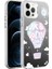 Apple iPhone 12 Pro Max Uyumlu Kılıf Desenli Zore Silver Sert Kapak, Balon 1