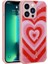 Apple iPhone 12 Pro Max Uyumlu Kılıf Simli Desenli Kamera Korumalı Parlak Zore Popy Kapak, Kalp 1