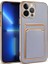 Apple iPhone 12 Pro Max Uyumlu Kılıf Zore Bark Kartlıklı Kapak, Lila 1