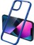 Apple iPhone 12 Pro Max Uyumlu Kılıf Zore Krom Kapak, Lacivert 1