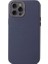 Apple iPhone 12 Pro Max Uyumlu Kılıf Zore Leathersafe Wireless Kapak, Lacivert 1