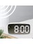 A-Beyaz LED Aynalı Çalar Saat Dijital Ses Kontrolü Erteleme Zaman Sıcaklık Göstergesi Gece Modu Reloj Despertador USB Ev Dekorasyonu (Yurt Dışından) 3