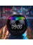 Siyah LED Dijital Akıllı Çalar Saat Kablosuz Bt Hoparlör Taşınabilir LED Ekran Rgb Renkli Dijital Çalar Saat Yatak Odası Dekorasyonu (Yurt Dışından) 5