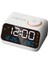 Beyaz LED Dijital Çalar Saat Fm Radyo Karartma Erteleme Fonksiyonu ile Şarj Edilebilir Sıcaklık Nem Ölçer (Yurt Dışından) 1