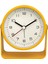Sarı 3.9 Inç Pil Çalar Saat Antik Retro Analog Çalar Saat 360 Dönen Sessiz Başucu Masa Saati Tik Tak Etmeyen Alarm cl (Yurt Dışından) 1