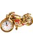 Altın 1 Motosiklet Çalar Saati Vintage Yaratıcı Benzersiz Horologe Çalar Saat Kahve Dükkanı Ev Ofisi Için Zaman Tutucu (Yurt Dışından) 3