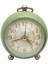 D Vintage Çalar Saat 11*11*7 cm Metal 3.5 Inç Masa Saati Asılı Halka Başucu Çalar Saat Basit Stil Gece Işığı ile Sessiz (Yurt Dışından) 4