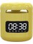 Sarı Bluetooth Hoparlör Çalar Saat Hepsi Bir Arada Küçük Hd Ses Fm Radyo Çalar Taşınabilir Sıcaklık Saati Sessiz Öğrenci Alarmıcl (Yurt Dışından) 1