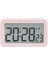 Pembe LED Dijital Çalar Saat Arka Işık Masa Zaman Saati Takvim Masaüstü Zaman Çalar Saat Çok Fonksiyonlu Zamanlayıcı Çok Renkli Hometimer (Yurt Dışından) 1
