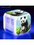 Mor Çok Sevimli Panda LED Çalar Saat Çocuk Odası Dokunmatik Algılama Uyandırma Zamanlayıcısı Studet's Yatak Odası Taşınabilir Masa Saati Ruh Işığı ile (Yurt Dışından) 4