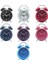 Mavi X6HD Alarm Saati, Ağır Uyuyanlar Için Işıklı ve Gürültüsüz Gürültüsüz Saat 4.6 "analog Alarm Saati (Yurt Dışından) 2