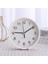 10 Beyaz 6 Inç Modern Yeni Moda Standı Asın Çift Amaçlı Abs Plastik Saat Öğrenci Sessiz Koşu Basit Yuvarlak Mini Masaüstü Alarm O'clock (Yurt Dışından) 4