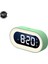 Sarı Moda Müzik LED Dijital Çalar Saat Ses Kontrolü Gece Lambası Tasarım Masaüstü Saatleri Ev Masa Dekoru Dahili 1200MAH Pil (Yurt Dışından) 3