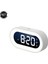 Sarı Moda Müzik LED Dijital Çalar Saat Ses Kontrolü Gece Lambası Tasarım Masaüstü Saatleri Ev Masa Dekoru Dahili 1200MAH Pil (Yurt Dışından) 4