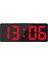 Kırmızı Dijital Alarmlı Saat Saat Ses Kontrolü Sıcaklık Erteleme Gece Modu Masaüstü Masa Saati 12/24 H Rahatsız Etme Önleme Fonksiyonu LED Saatler Izle (Yurt Dışından) 1