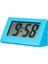 Beyaz Dijital Saat No Tick Elektrikli Alarm Masa Saati LCD Küçük Pille Çalışan Dijital Saat Ofis Masası Için Düğme Pil ile (Yurt Dışından) 2