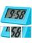 Beyaz Dijital Saat No Tick Elektrikli Alarm Masa Saati LCD Küçük Pille Çalışan Dijital Saat Ofis Masası Için Düğme Pil ile (Yurt Dışından) 4